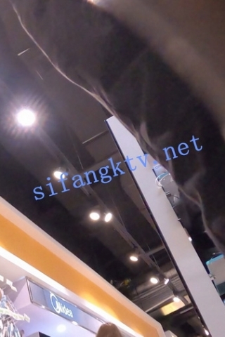 kc550（空城原创）逛超市的花花图案白裙小姐姐，米白NN