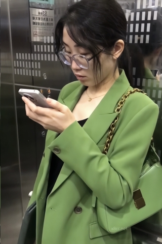 TK268-制服眼镜妹肉丝开闪