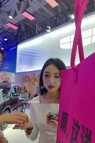 CS073【CSCD】车展抄底两个礼仪小姐姐，一个白内一个粉内