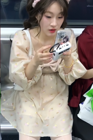 TK289-双马尾公主裙妹子白丝开闪