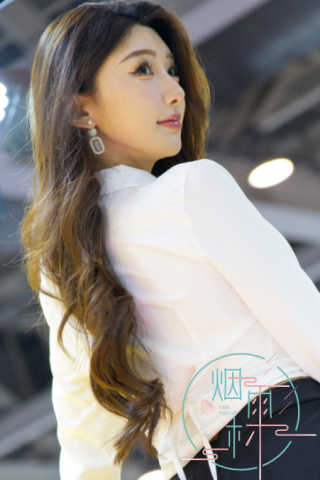 摸拍极品黑丝车展OL