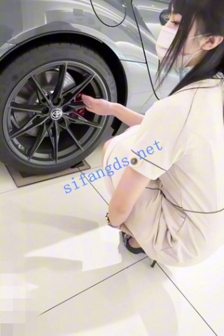 【日产精选】041组团忽悠抄底4S店前台。蕾丝丁字裤+拍胸