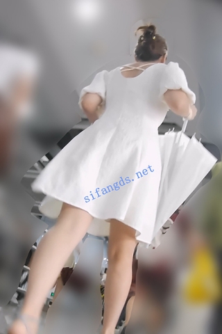 『D·D』-135-三次偶遇，白连衣A字裙，白内