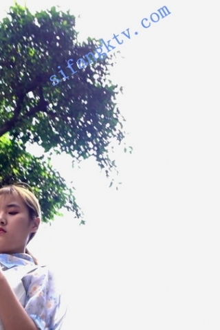 kc68（空城原创）ATM取钱的白裙薄丝妹子，大腿有纹身