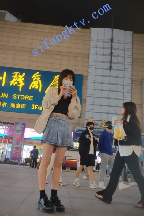 【XLBCD】185牛仔短裙小姐姐，黑色N