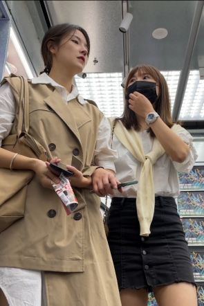 【㊙️新KingKCD】CD1515//SR级！一箭双雕长裙美女和她姐妹