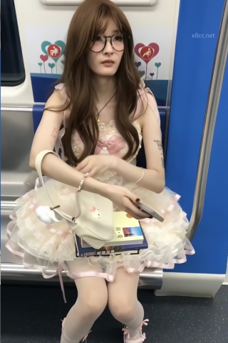 TK302-细腿眼镜lo娘白丝开闪