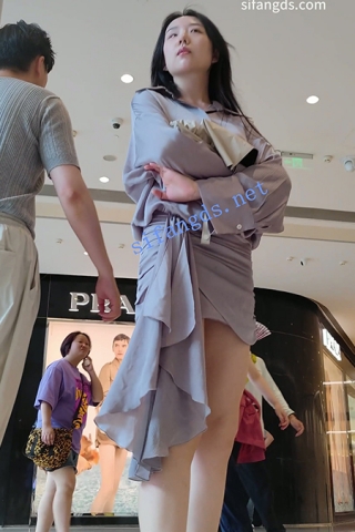 CS035【CSCD】紫色包臀裙极品身材美女，黄色内带翅膀