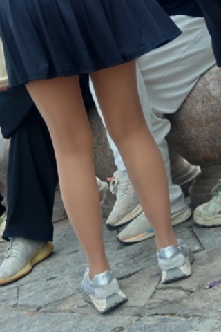 4k街拍肉丝黑丝合集