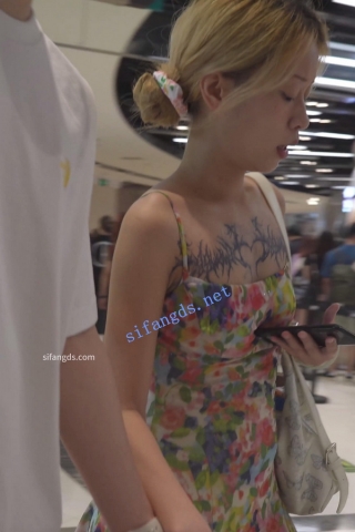 (BC-AA-454)便利店CD金发高跟美女..肉臀紧紧夹住白骚内