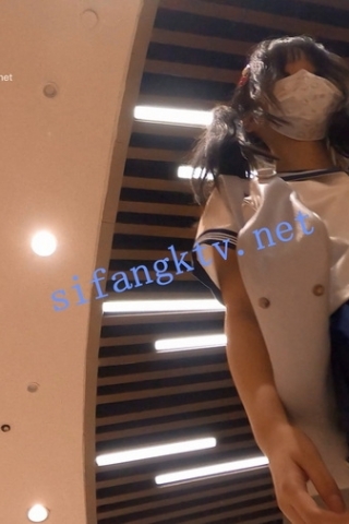 kc446（空城原创）双马尾JK可爱妹子，波点薄丝微透粉N可爱性感